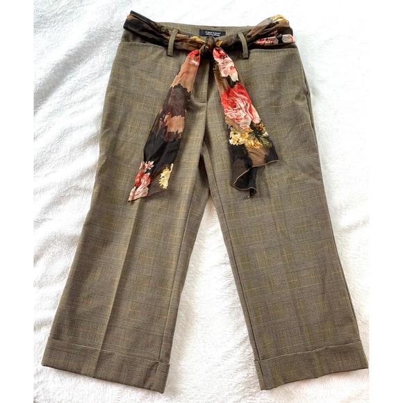 Karen Kane Capris with scarf belt - Picture 3 of 4